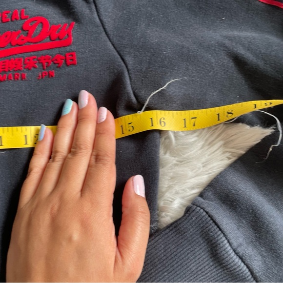 Super Dry Zip hoodie, Size 2, XS - Picture 3 of 9